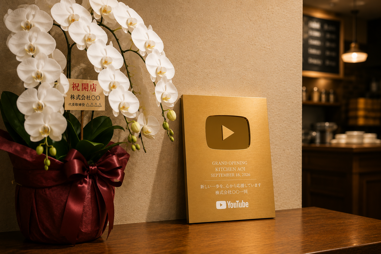 開店・周年祝いにの利用イメージ